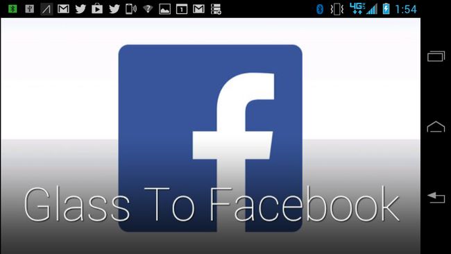 glass to facebook