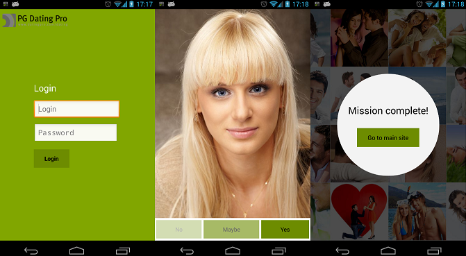 Android Application Dating Site)